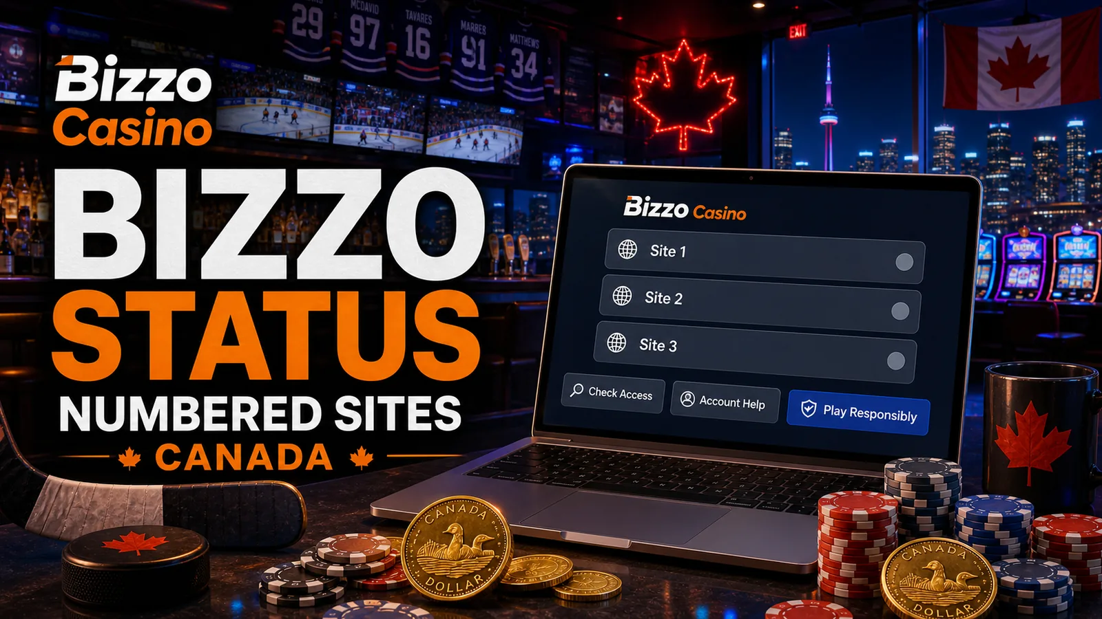 Bizzo Casino Status and Numbered Sites content banner